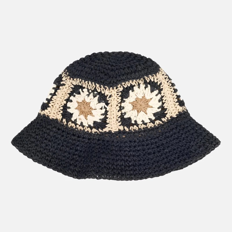 Summer Vibes Straw Bucket Hat