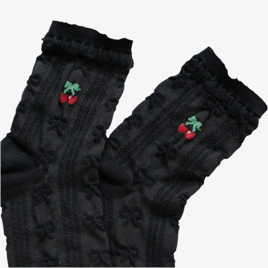 Vintage Cherry Socks
