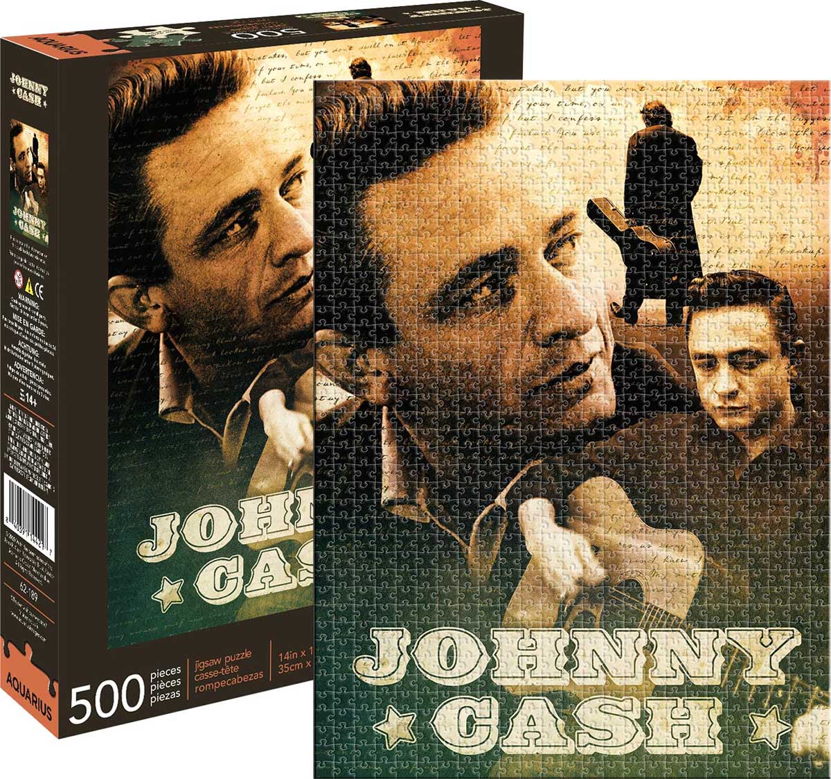 Johnny Cash 500 piece puzzle