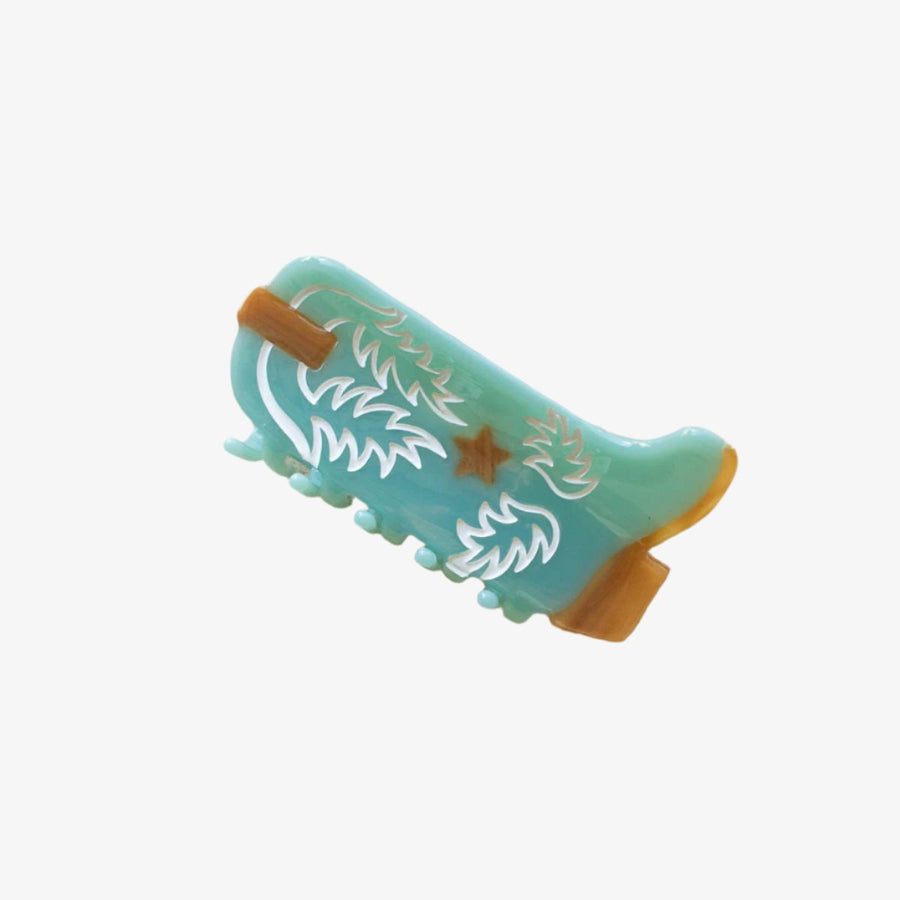 Western Boots Hair Claw Clip