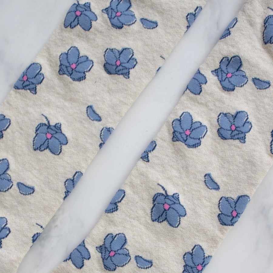 Floral Knee High Socks